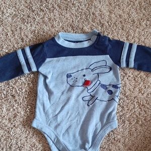 Blue dog bodysuit